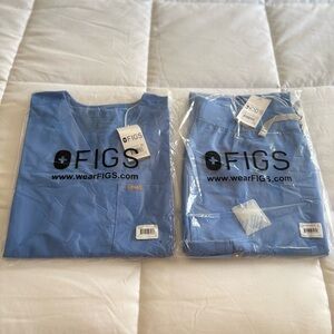 Figs Technical Collection in Sky Blue